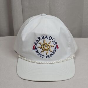 Vintage Barbados West Indies Rope Snapback Hat